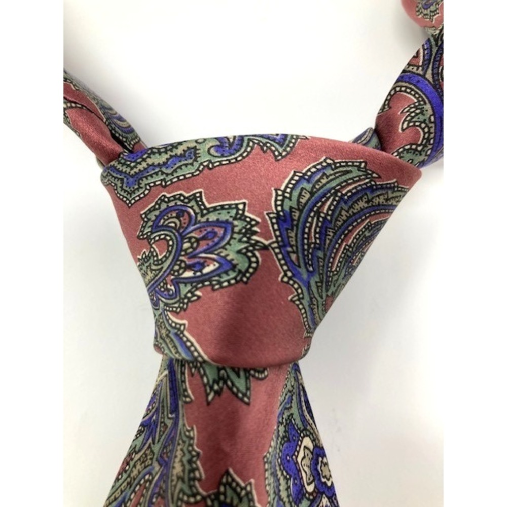 Croft & Barrow Men's Silk Tie Paisley Red 58 x 4